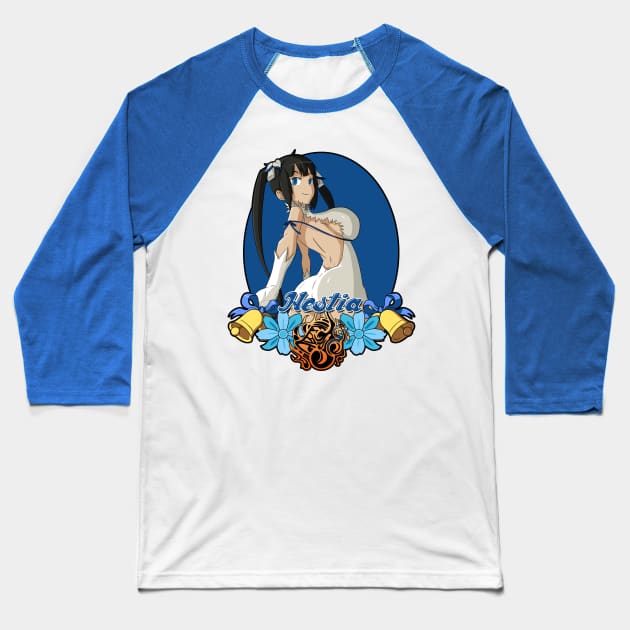 Goddess Hestia Baseball T-Shirt by jRoKk17